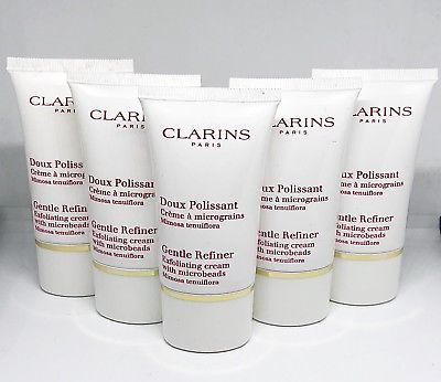 5X SEALED CLARINS PARIS GENTLE REFINER EXFOLIATING CREAM WITH MICROBEADS