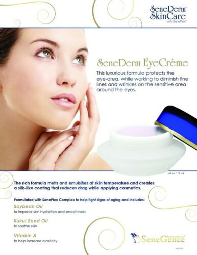 SeneGence SeneDerm Eye Cream, Brand new full size tub .44oz - 100% Authentic