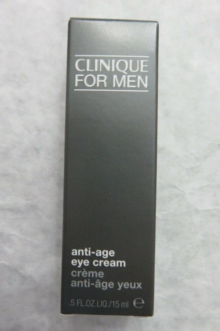Clinique for Men Anti-Age Eye Cream Full Size 0.5 oz/ 15 ml New in Box