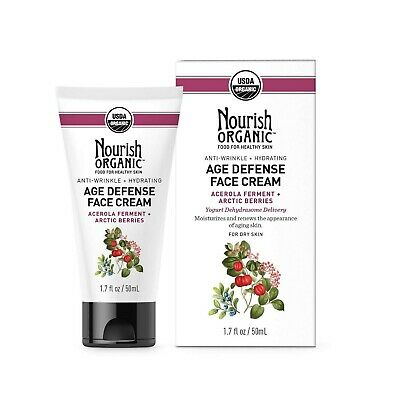 Nourish Organic Age Defense Face Cream, 1.7 Ounce