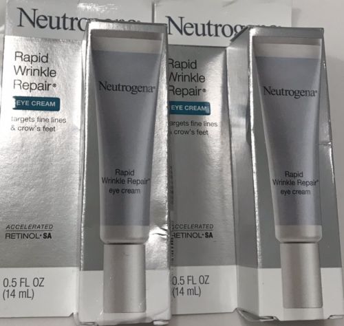 Neutrogena Rapid Wrinkle Repair Eye Cream   14 ml/0.5 fl oz Each-2 PACK!