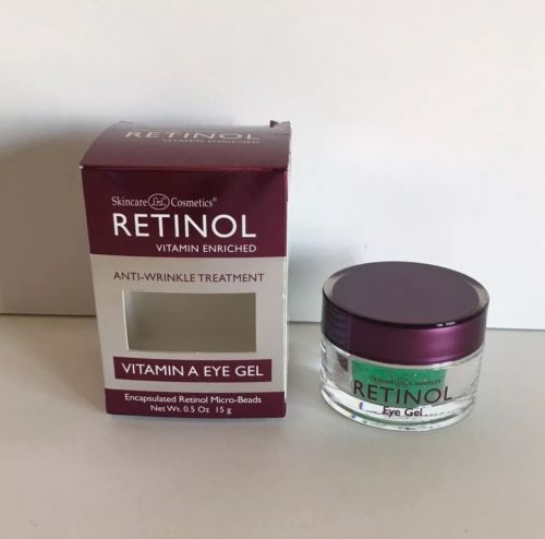 SKIN COSMETICS RETINOL ANTI-WRINKLE TREATMENT VITAMIN A EYE GEL-.05 FL. OZ.