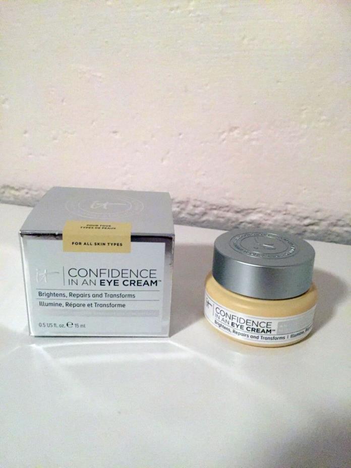 IT COSMETICS Confidence in an Eye Cream 0.5oz/15ml BRAND NEW In Box