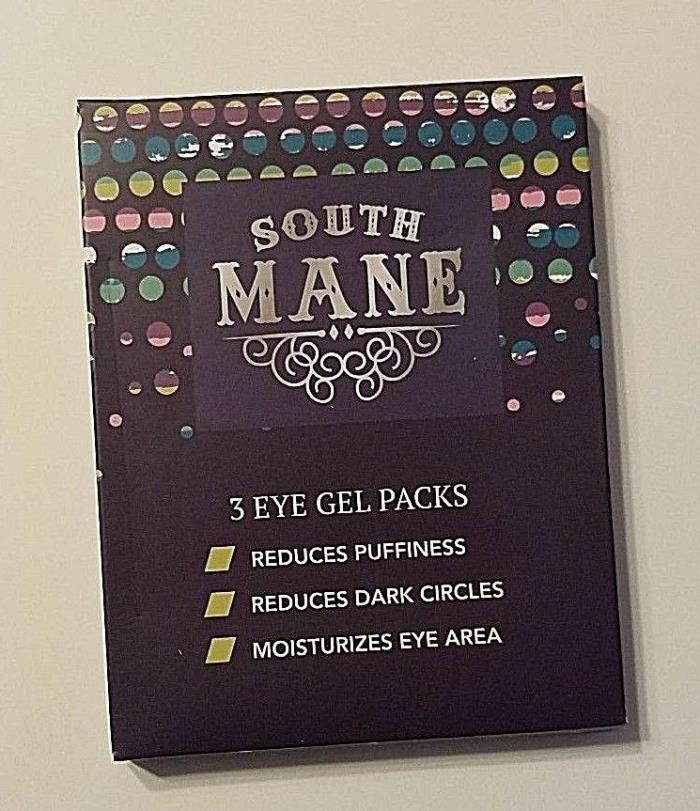 New! South Mane Eye Gel 3 Packs Reduces Puffiness Dark Circles Moisturizes