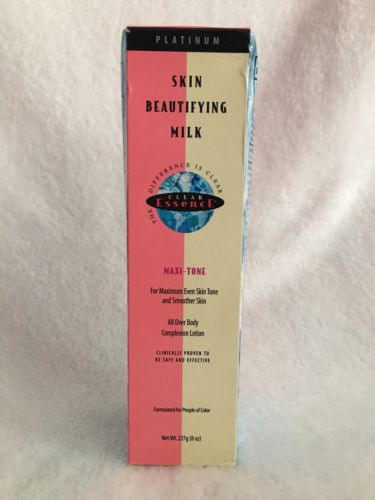 Clear Essence Platinum Line Skin Beautifying Milk Maxi-Tone 8 oz