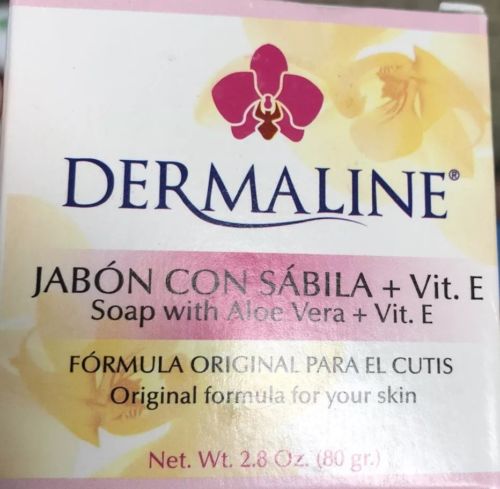 Dermaline - Skin Brightening Cream 2oz+ Soap With Aloe Vera+Vitamin E