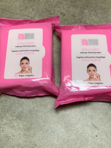 Global Beauty Care Collagen Makeup Cleansing Wipes (60 Wipes)