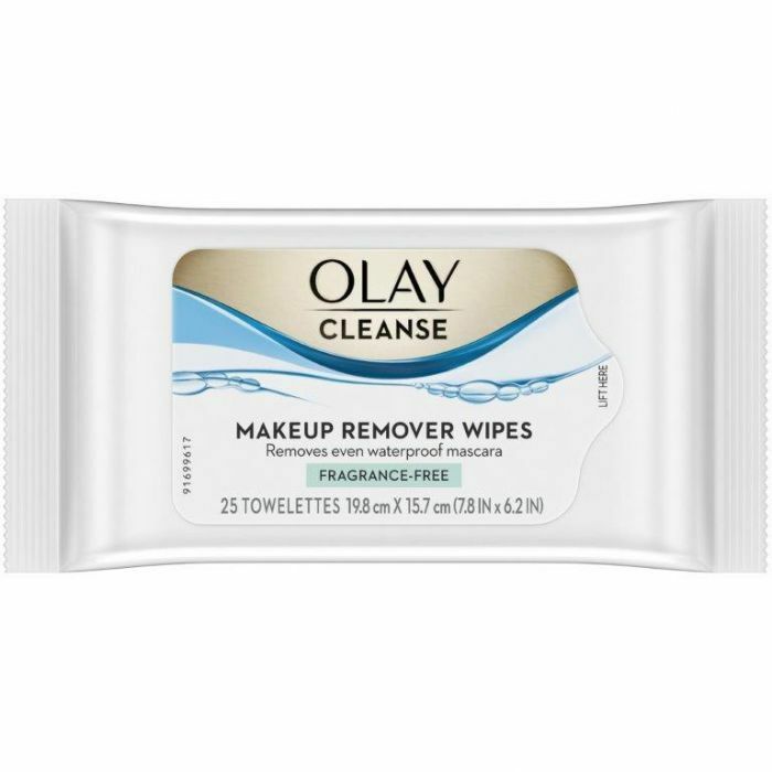 Olay Cleanse Makeup Remover Wipes, Fragrance Free, 25 Ct Pack