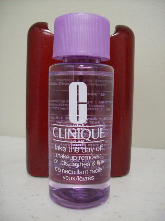 CLINIQUE TAKE THE DAY OFF MAKEUP REMOVER FOR LIDS, LASHES & LIPS TRAVEL SIZE