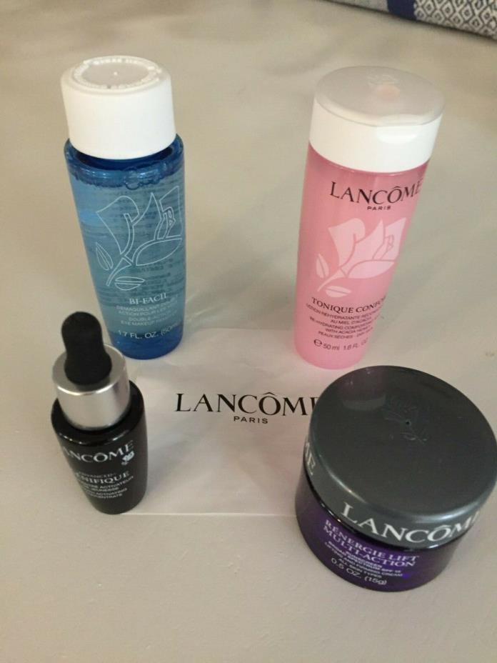 Lancome Lot  Genifique, Tonique Confort, Bi- Facil, Renergie Lift Multi-Action