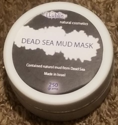 I.Lublin, Natural Dead Sea Mud Face Mask, 250g, 05/19, New Sealed, EBot C