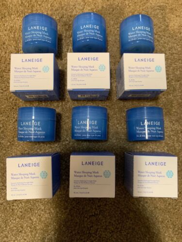 Lot Of 6 Laneige Water Sleeping Mask 90 ml. (15 ml. x 6) Brand New In Box.