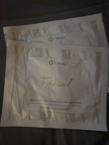 It Works! Facial Deep Hydration Mask - 2 Brand new.