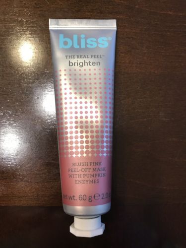 Bliss The Real Peel Brighten Blush Pink Peel-Off Mask 60 g 2 oz NEW Sealed