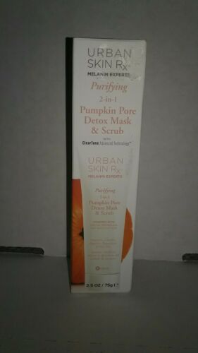 Urban Skin Rx Purifying 2 In 1 Pumpkin Pore Detox Mask & Scrub 2.5 Oz