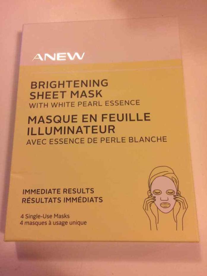 Avon ANEW Brightening Mask 4 Pack