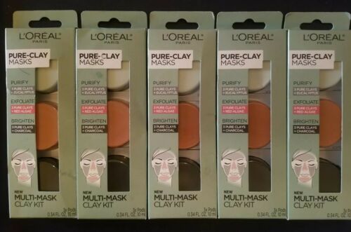 L'Oreal Multi Mask Clay Kit, Set of 5. EXP 9/20