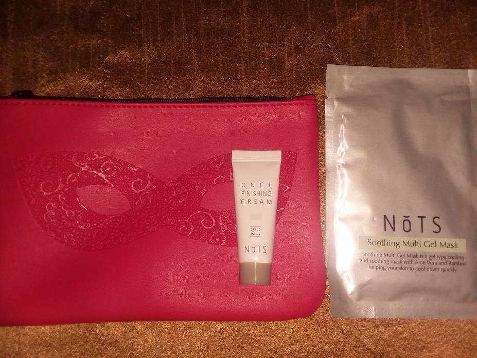 Nots soothing aloe and bamboo mask + Once Finishing Cream, Ships in Ipsy bag