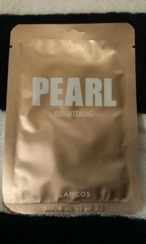 LAPCOS Pearl Brightening Metallic Sheet Mask - 1 Mask - 0.81 fl oz./24 ml - NIP