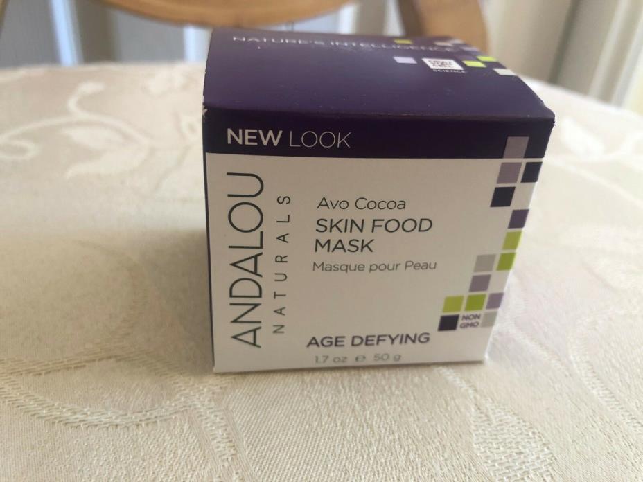 Andalou Naturals Skin Food Mask Age Defying Avo Cocoa 1.7 oz
