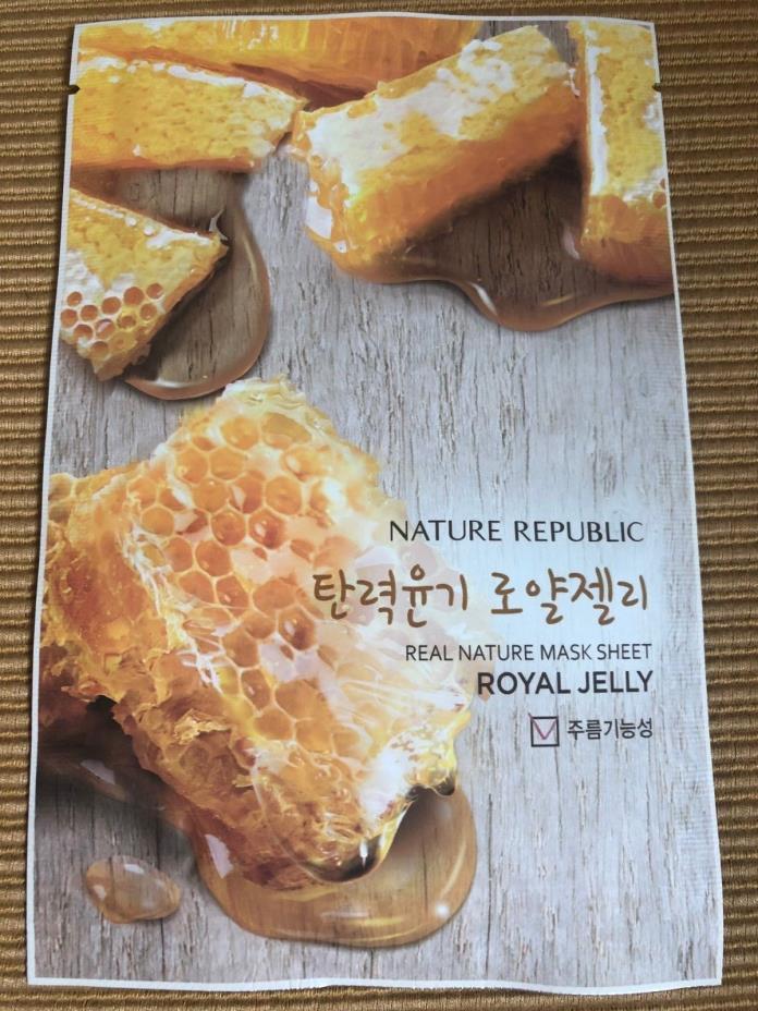 New Nature Republic Skin Care Royal Jelly Facial Mask Sheet  10 pcs pack