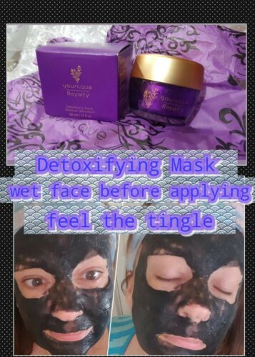 NEW Younique Cleansing Royalty DETOXIFYING Face Mask w/ Bamboo Charcoal