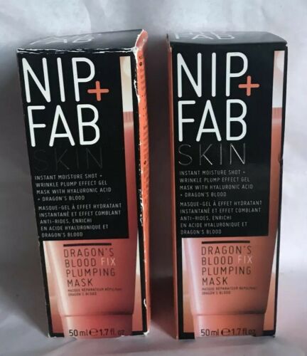 Nip + Fab Dragon's Blood Fix Plumping Mask x 2! 1.7oz each