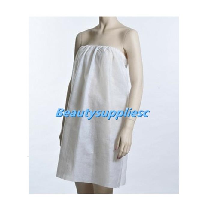 Disposable Non Woven Client Spa Wrap 10 pcs White