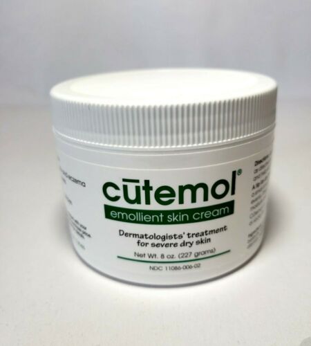 Cutemol Emollient Skin Cream, for Eczema/Psoriasis/Cracked FingertipHeels8oz227g