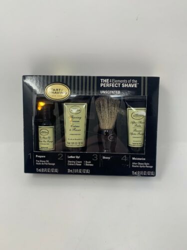 New The Art Of Shaving The 4 Elements Of The Perfect Shave Gift Set Unscented M