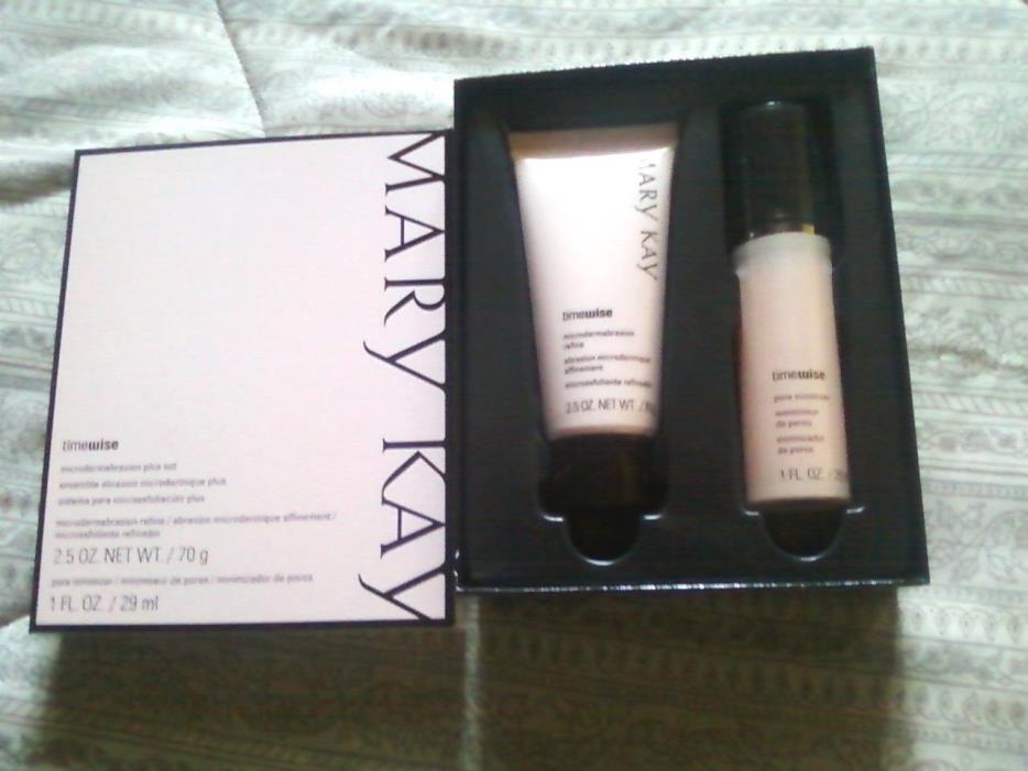 Mary Kay TimeWise Microdermabrasion Plus Set w/Pore Minimizer Full Size NIB