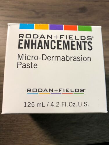 2019 Rodan and Fields ENHANCEMENTS Microdermabrasion Paste Jar 4.2 Fl Oz Sealed