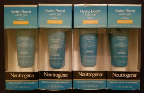 Neutrogena Hydro Boost Water Gel, SPF 15. Set of 4. EXP 4/19 & 3/20