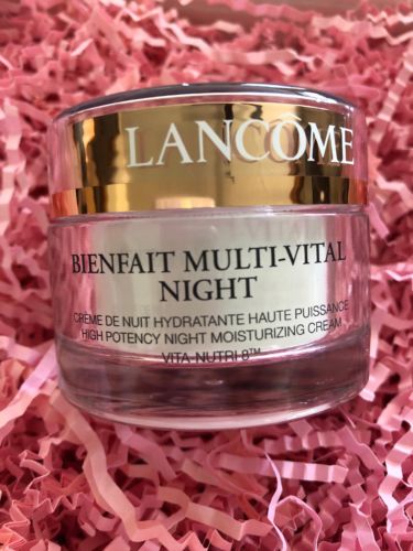 Lancome Bienfait Multi-Vital NIGHT Moisturizing Cream 1.7 oz Full Size NWOB 1/21