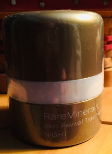 RareMinerals Night Skin Revival Treatment Bare Essentuals Medium New Sealed .05