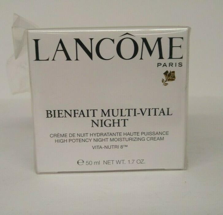 Sealed Lancome Bienfait Multi Vital NIGHT Moisturizing Cream 1.7oz Full Size NIB
