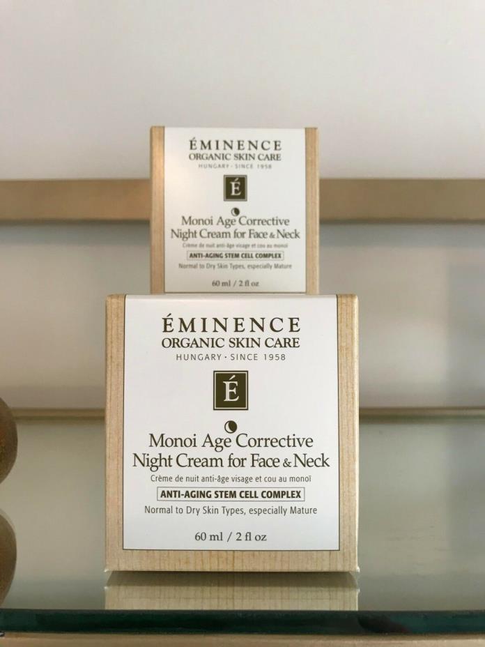 Eminence Monoi Age Corrective Night Face and Neck Cream 2 oz