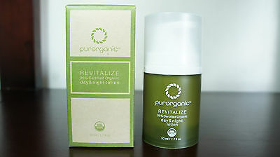 Purorganic Revitalize Day & Night Lotion USDA Certified Organic Skin Care Line