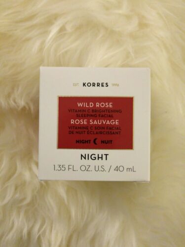Korres Wild Rose Vitamin C Brightening Sleeping Facial Full Size 1.35 FL Oz FFF