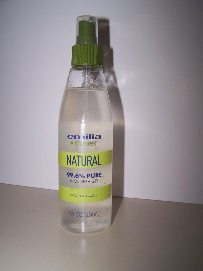 Aloe vera gel 99.6% pure Safe Harbor suncare 8oz spray NEW
