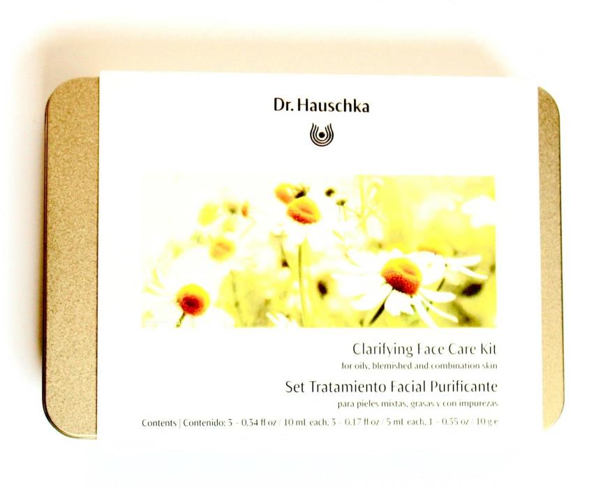 DR HAUSCHKA Clarifying Skin Care Set 7 TRAVEL SIZES NEW BOX EXP 4/19 FREE SHIP