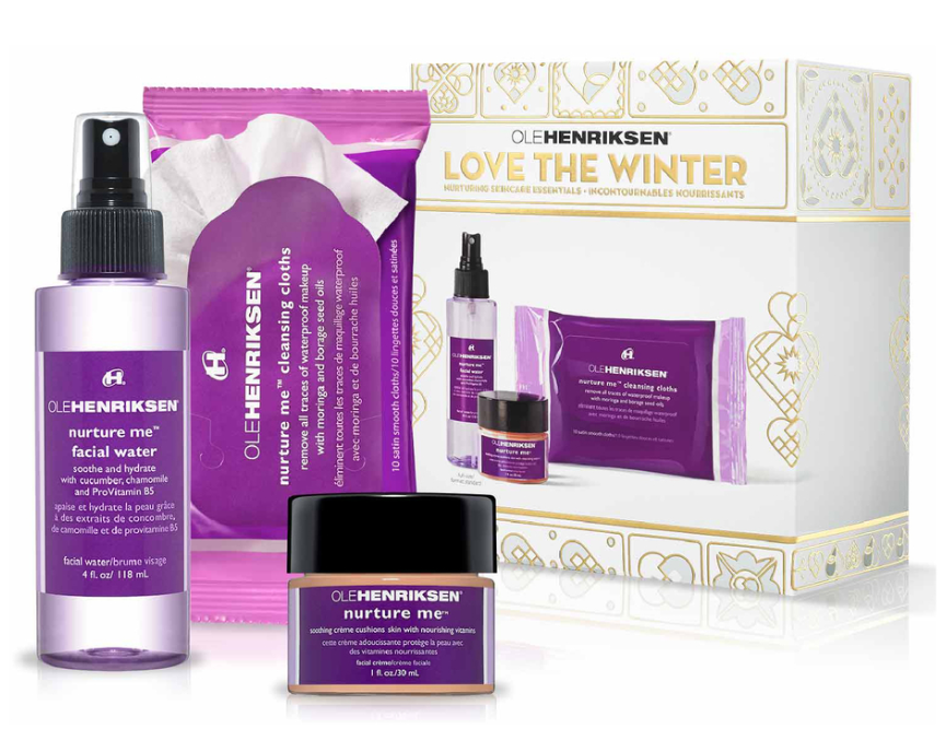 OLE HENRIKSEN LOVE THE WINTER Nurturing Skincare Essentials Box&New!