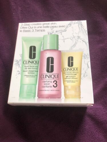 clinique 3-step creates great skin kit for dry combination skin free Shipping