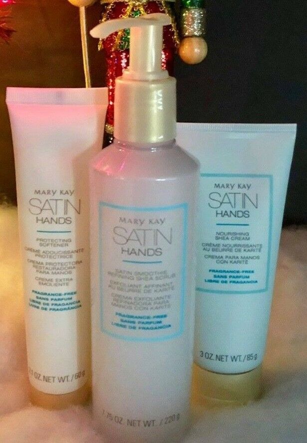 NEW Mary Kay Satin Hands Pampering Set: Fragrance Free