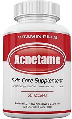 Acnetame- Vitamin Supplements for Acne Treatment, 60 Natural Pills