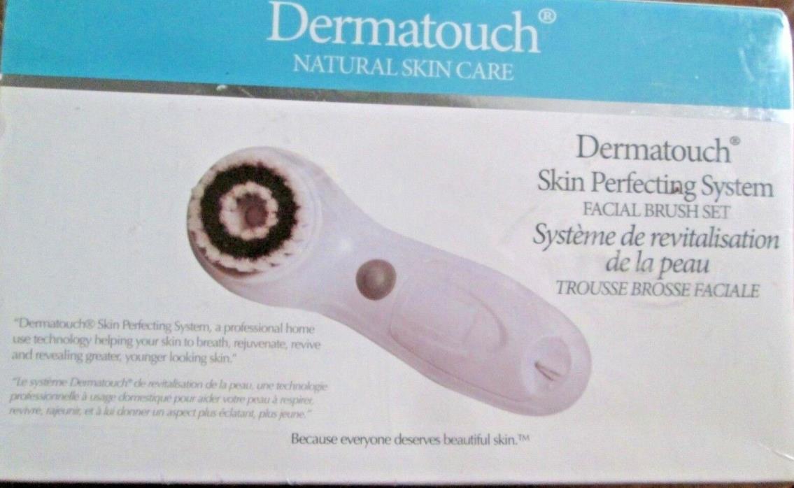 DERMATOUCH Skin Perfecting System Facial Brush Set NIB Natural Skin Care