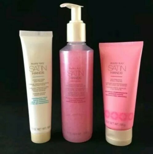 Mary Kay New Limited Edition Blissful Pomegranate Satin Hands Pampering Set