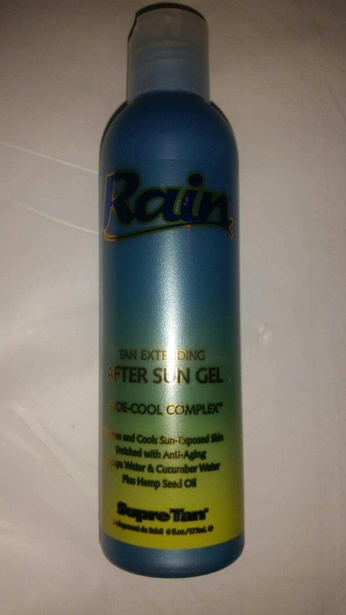 LOT OF 2 Supre Rain Tan Extender After Sun Gel Aloe Cool Complex NEW 6 oz HTF!!