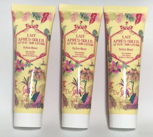 Lot of 3 De Bruyere Apres-Soleil After Sun Lotion Parfum Monoi 1.76 Oz Each NEW