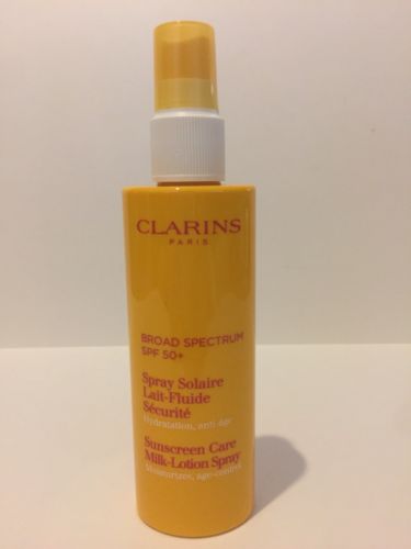 CLARINS 5.0 oz Broad Spectrum SPF 50+ Sunscreen Care Milk-Lotion Spray - New